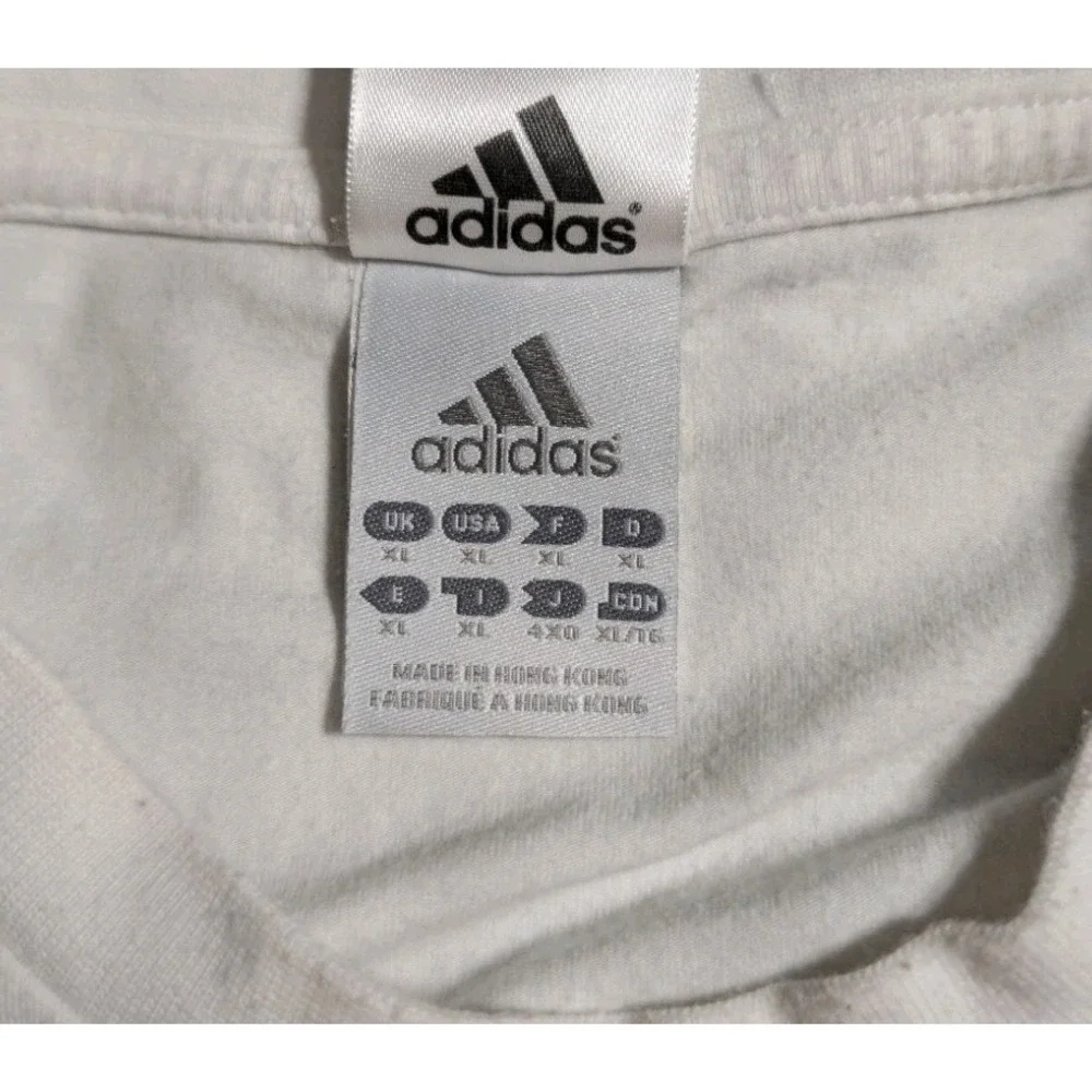 Adidas UEFA Euro 2008 Austria Switzerland T Shirt Mens XL White Soccer Tee